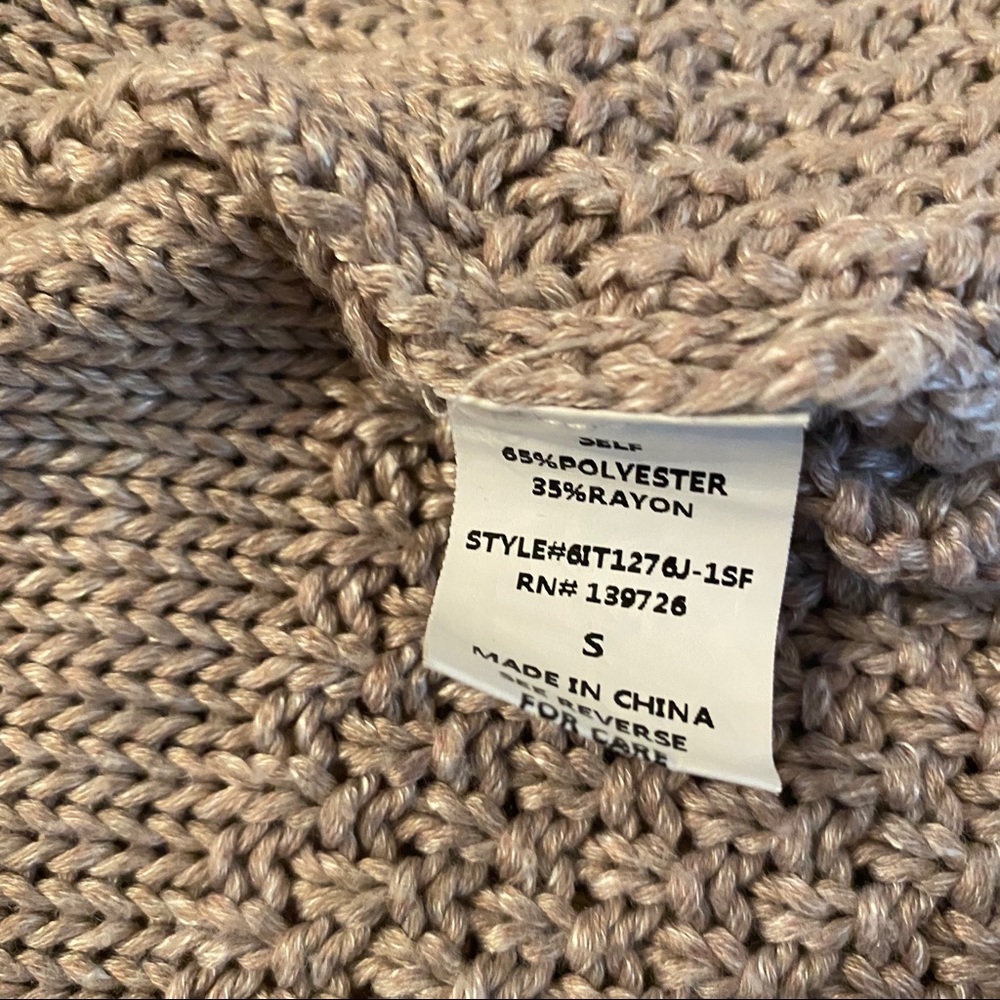 Honey Punch Rivington textured open cardigan- S - Picture 9 of 10